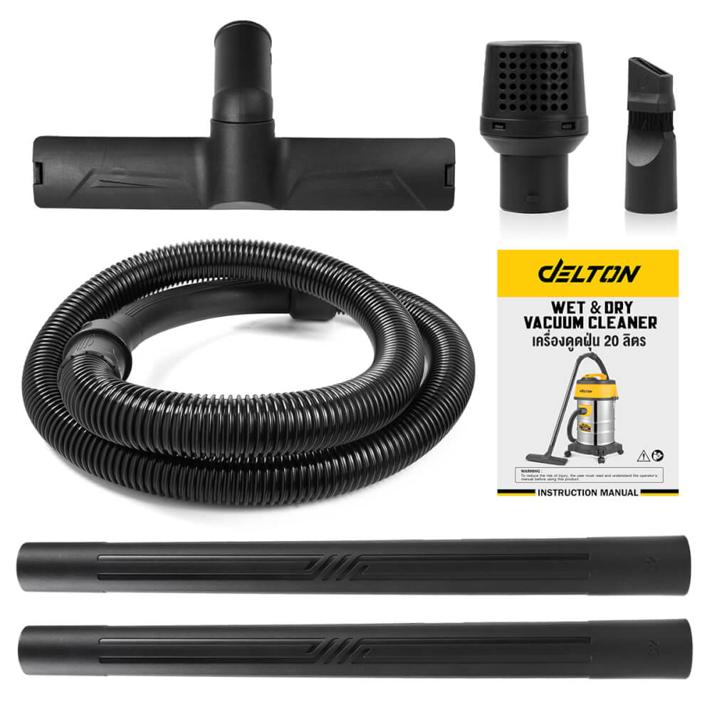 เครื่องดูดฝุ่น DELTON รุ่น WDC-20L 20 ลิตร 1,800 วัตต์_6
